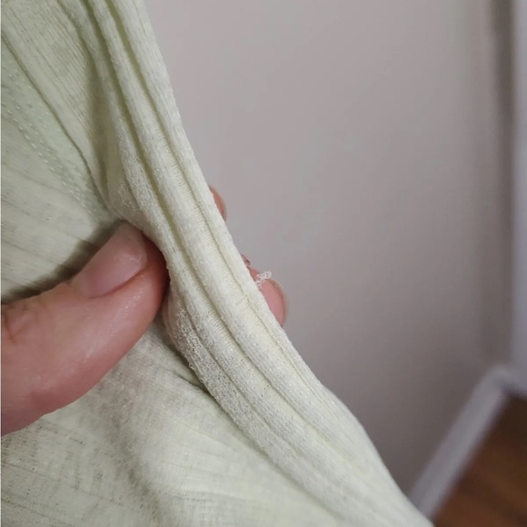 Free People Movement Sage Green Lightweight Top Medium - Picture 8 of 11